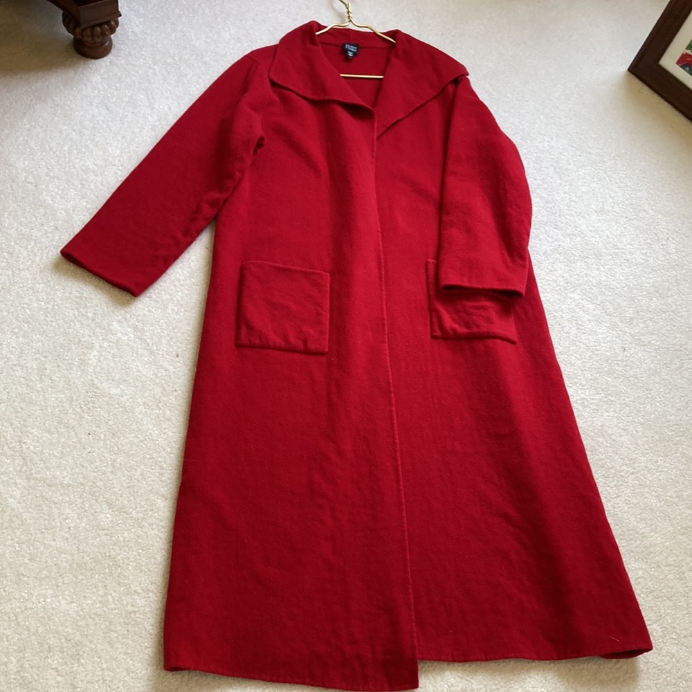 Long wool jacket - Picture 2 of 9